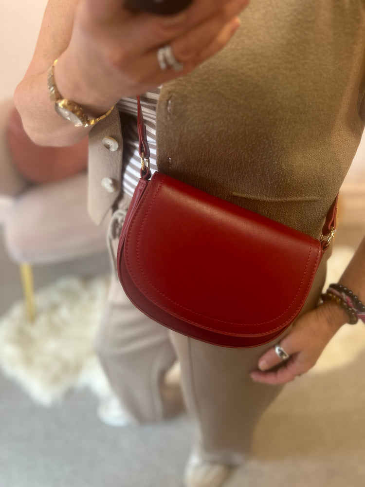 Small Saddle Bag - Red