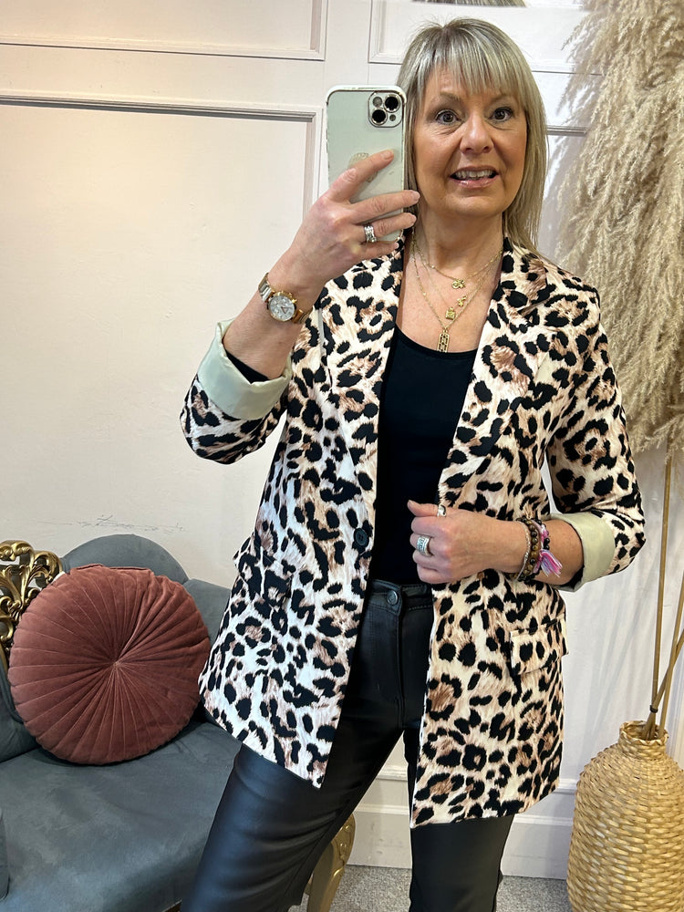 Leopard Blazer - Leopard