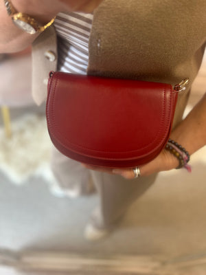 Small Saddle Bag - Red