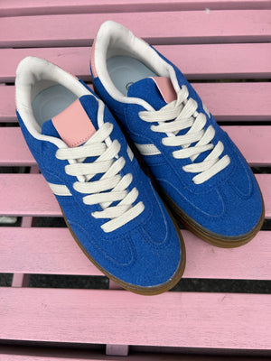 Sport Style Blue Flash Trainer - Blue