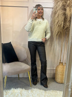 Sequin Cosy Jumper - Cream